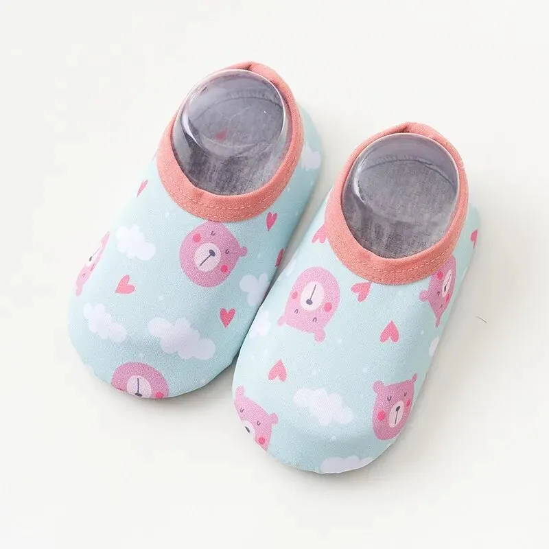 New Spring/summer Korean Fashion Cute Cartoon Multicolor Baby Boat Socks Soft Non-slip Glue 0-2 Years Old Toddler Shoes