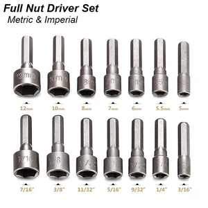 Hexagaon Soket Sekrup Baut Driver Kunci Mur Kepala Kunci Obeng Adaptor Bit Lengan Nozzle Hex Shank Set Alat Tangan Bor Listrik 8 spindel penurunan penjualan terbaik - №