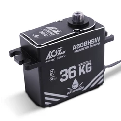 AGF A80BHSW HV 36KG momentu obrotowego 0.071Sec wodoodporna IP67 bezszczotkowy cyfrowy układu kierowniczego dla 1/10 Monster Truck Buggy Crawler