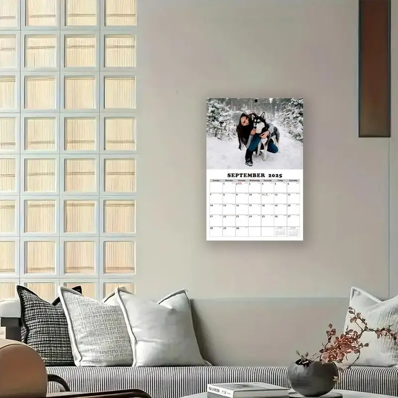 Dog Calendar 2025 11x8 Inch Monthly Wall Calendar Cute Dog Wall Calendar Family Creative Calendar For Kids Teenagers Dog Lovers