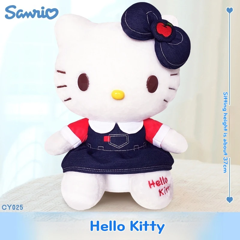 Poupées en peluche Sanurgente Hello Kitty pour enfants, modèle Kuromi My Melody, figurines cancers, jouet en peluche Kawaii, cadeaux de Noël, nouveau