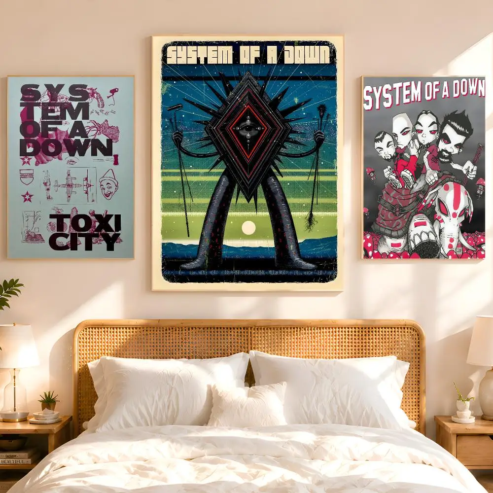 S-System Of A Down Lonely Poster 1PC HD Matte Peel And Stick Wall Decor For Bedroom Living Room Dorm Office