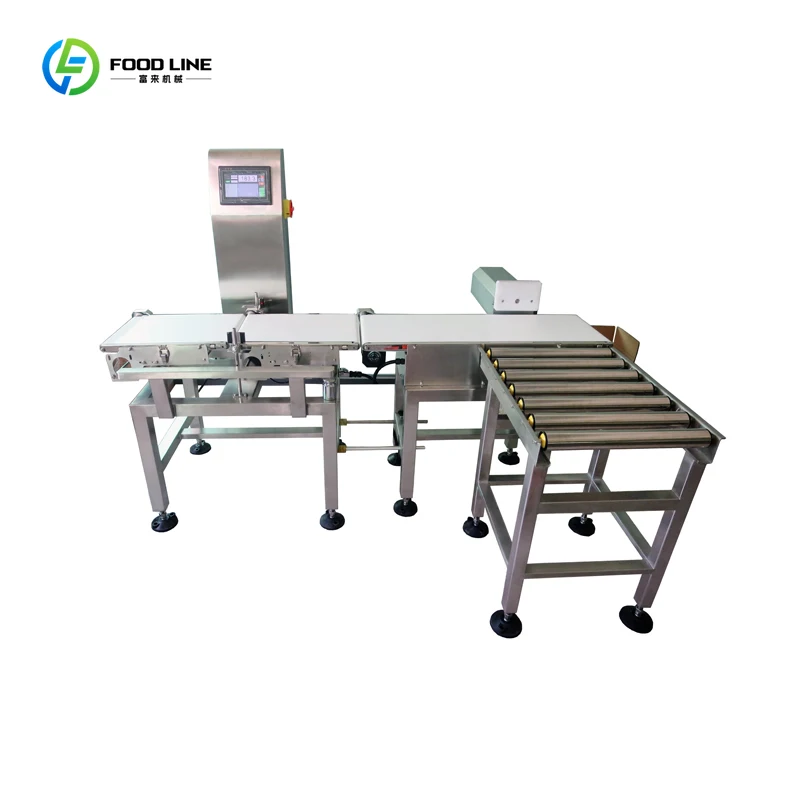Custom Conveyor Belt Weighing Scale Check Weigher for Food Rice Powder Bag High Precision