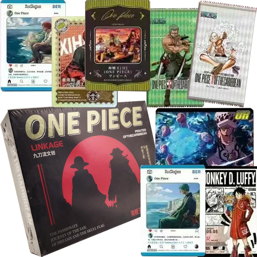 One Piece Pirates of The Caribbean Character Exclusive Collection Card Popular Celebrity Peripheral Pattern Rare Cards Fun Gifts