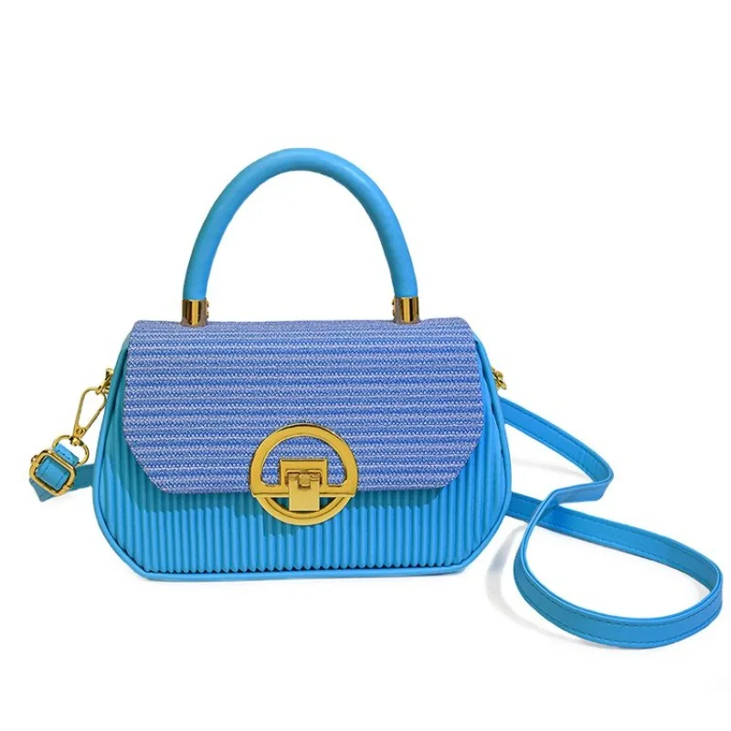 

Trendy Casual Diaper Bag Simple Elegant Leather Large Capacity Square Satchel Crossbody Shoulder Bag For Ladies Shopping