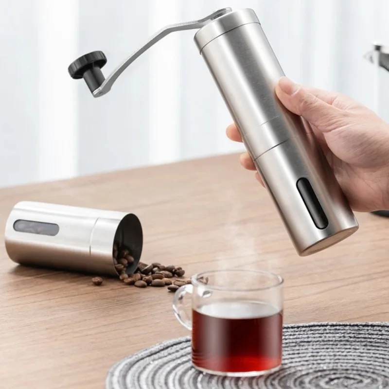 

1pcs Manual Coffee Grinder Hand Steel Ceramics Core Coffee Grinding Hand Mill Cafe Burr Mill Grinder Ceramic Corn Coffee Machine