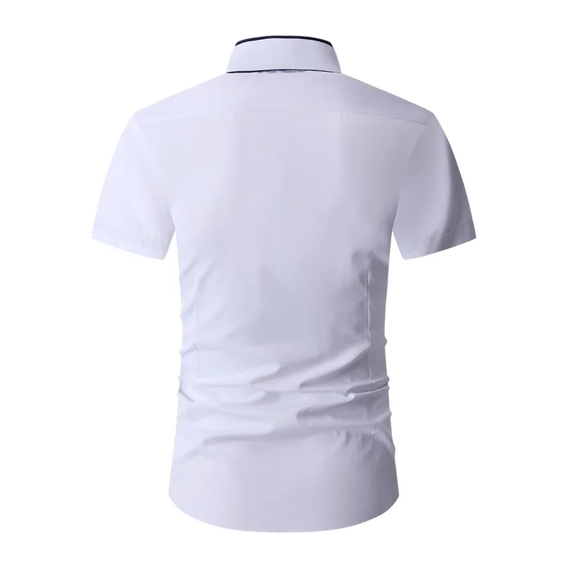 Short sleeved casual shirt 24 spring/summer new striped soft and stylish shirt for men