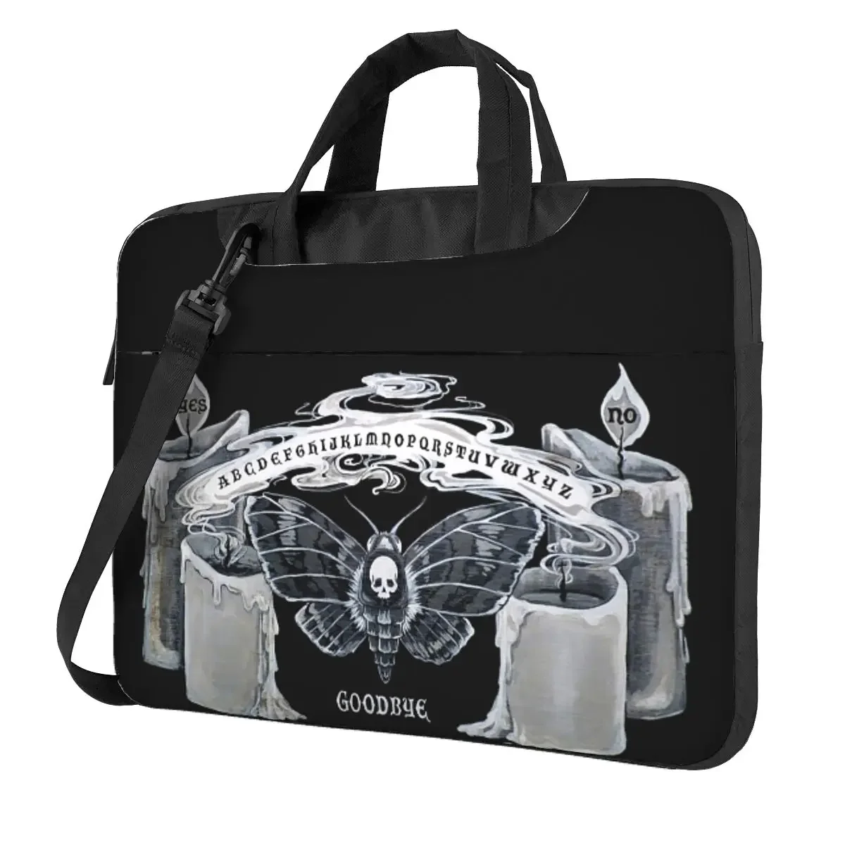 Moth Spirit Board Crossbody Laptop Bag Case Computer Bag 13 14 15.6 Inch Notebook Pouch for Macbook Pro Lenovo