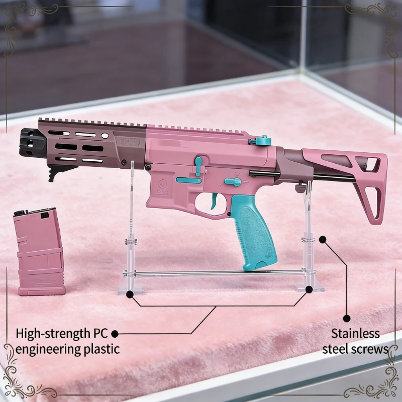Clear Detachable Acrylic Display Holder for Blaster Collection Model, Adjustable Transparent Decor Display Stand