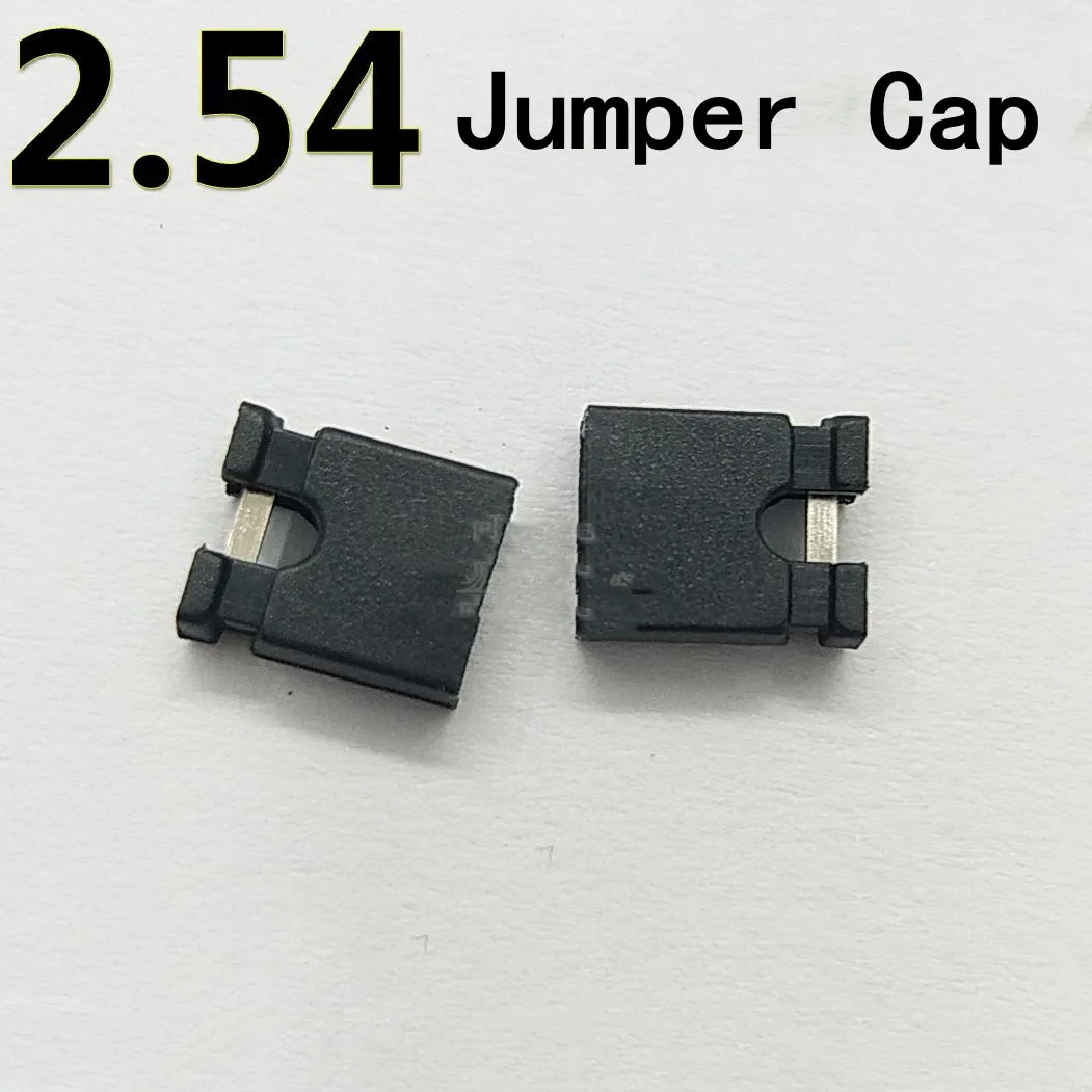 50PCS 2.54mm/2.0mm Extended Open-End Jumper Cap Header Shunt Cap / Pin Shorting Block