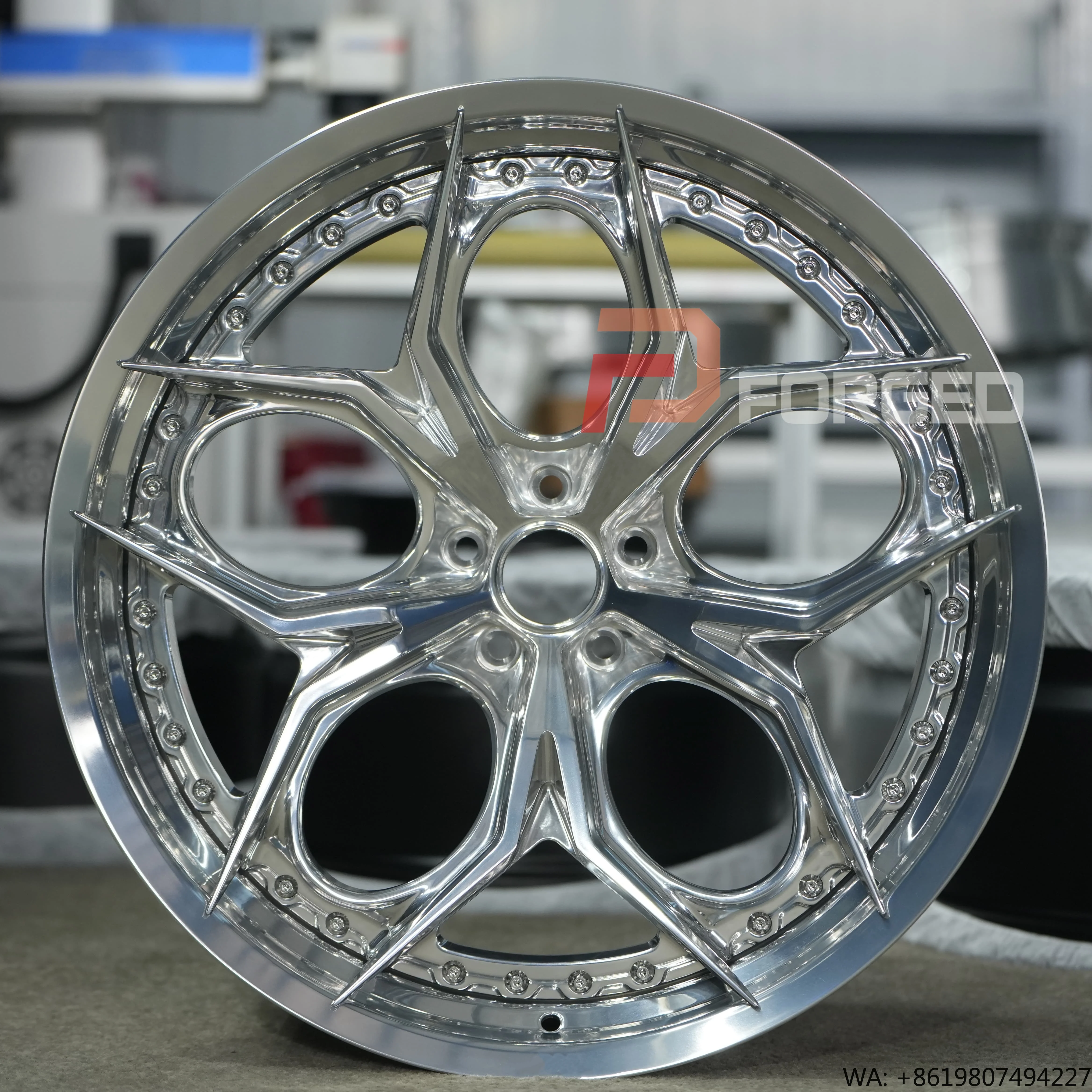 

Custom High Quality 2-piece Forged Wheels for 911 Turbo GT3 Taycan 718 Aventador Huracan 750S 720S