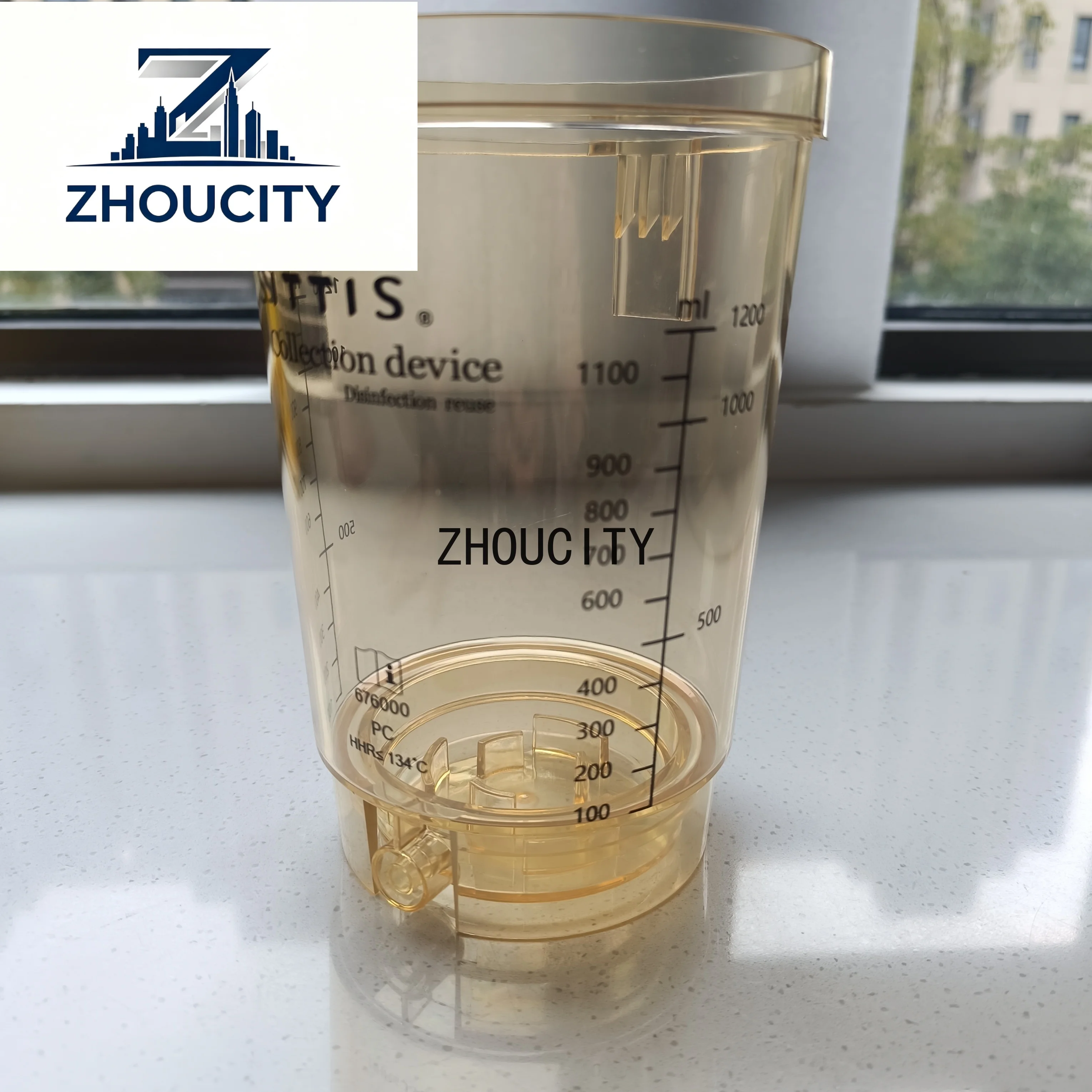 OEM 1200ml Plastic Canister for Manual Fat Collector System Autoclavable Metal Base Accessory