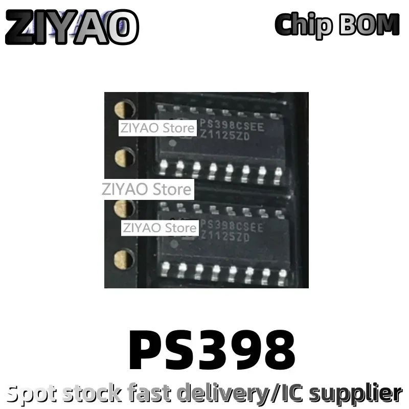 5PCS PS398 PS398CSE PS398CSEE SOP-16 multiplexer switch IC