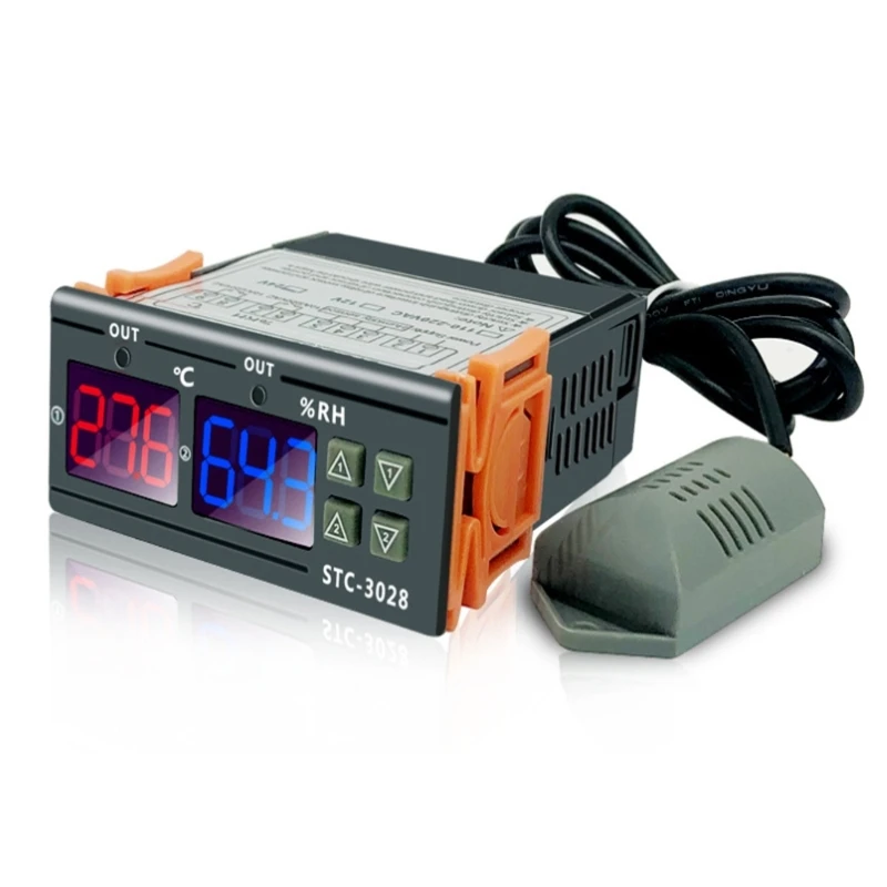 Digital Climate Control Device With Temperature Calibration And Output For HVAC Equipment M4YD