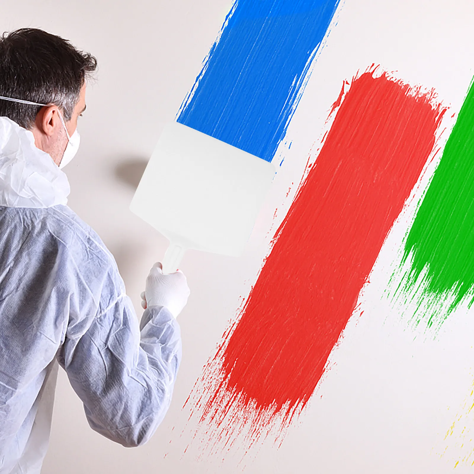 

2 шт. Эргономичные пластиковые шпатели с утолщенным лезвием для выравнивания и разглаживания бетона и цемента