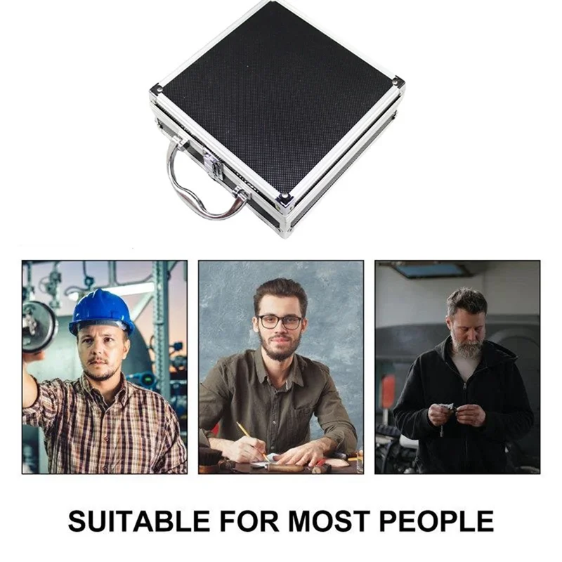 Alumínio Alloy Toolbox for Storage, Small Storage Box, Practical Suitcase, Acessórios