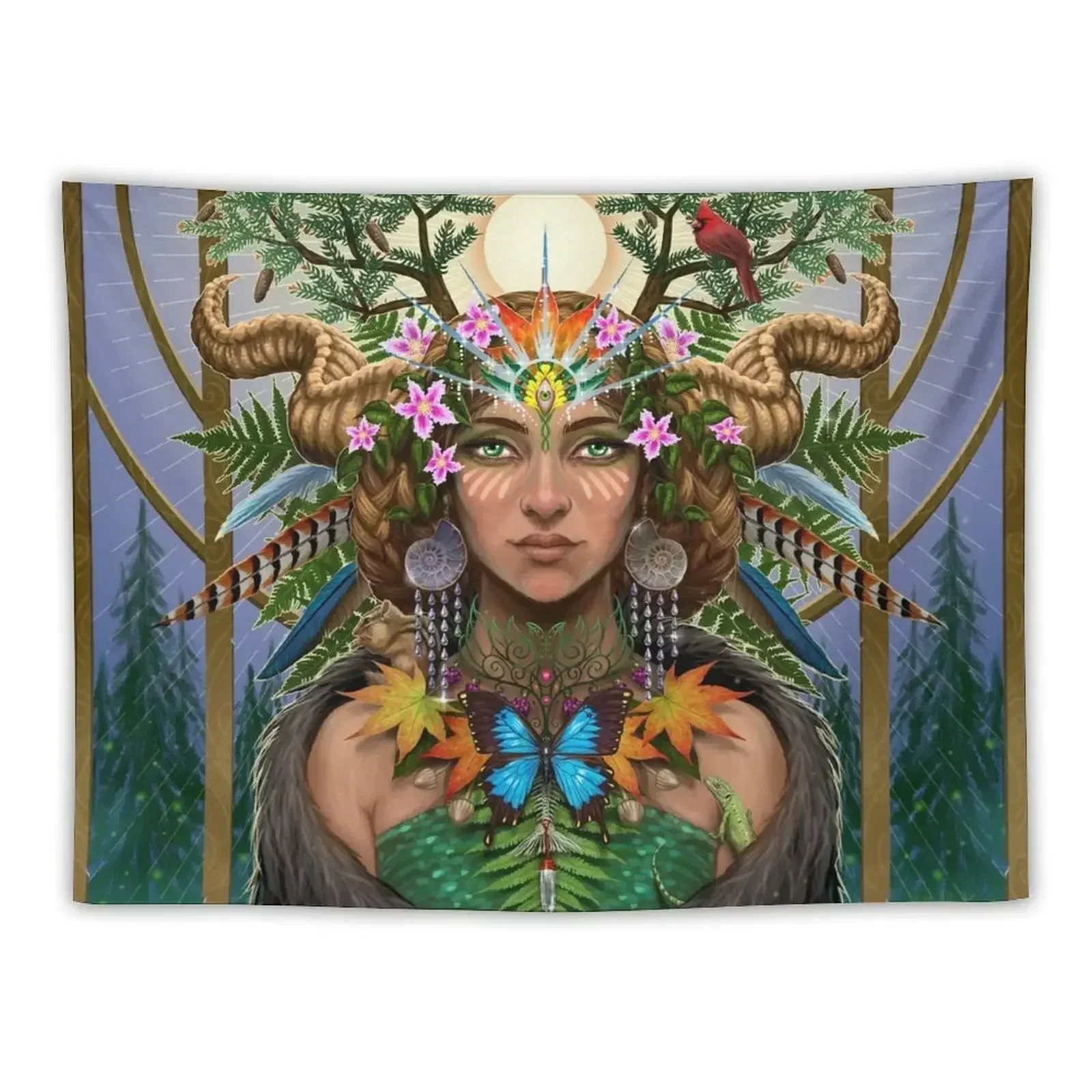 

Divine Gaia Tapestry House Decor Cute Room Decor Decorative Wall Mural Tapestry