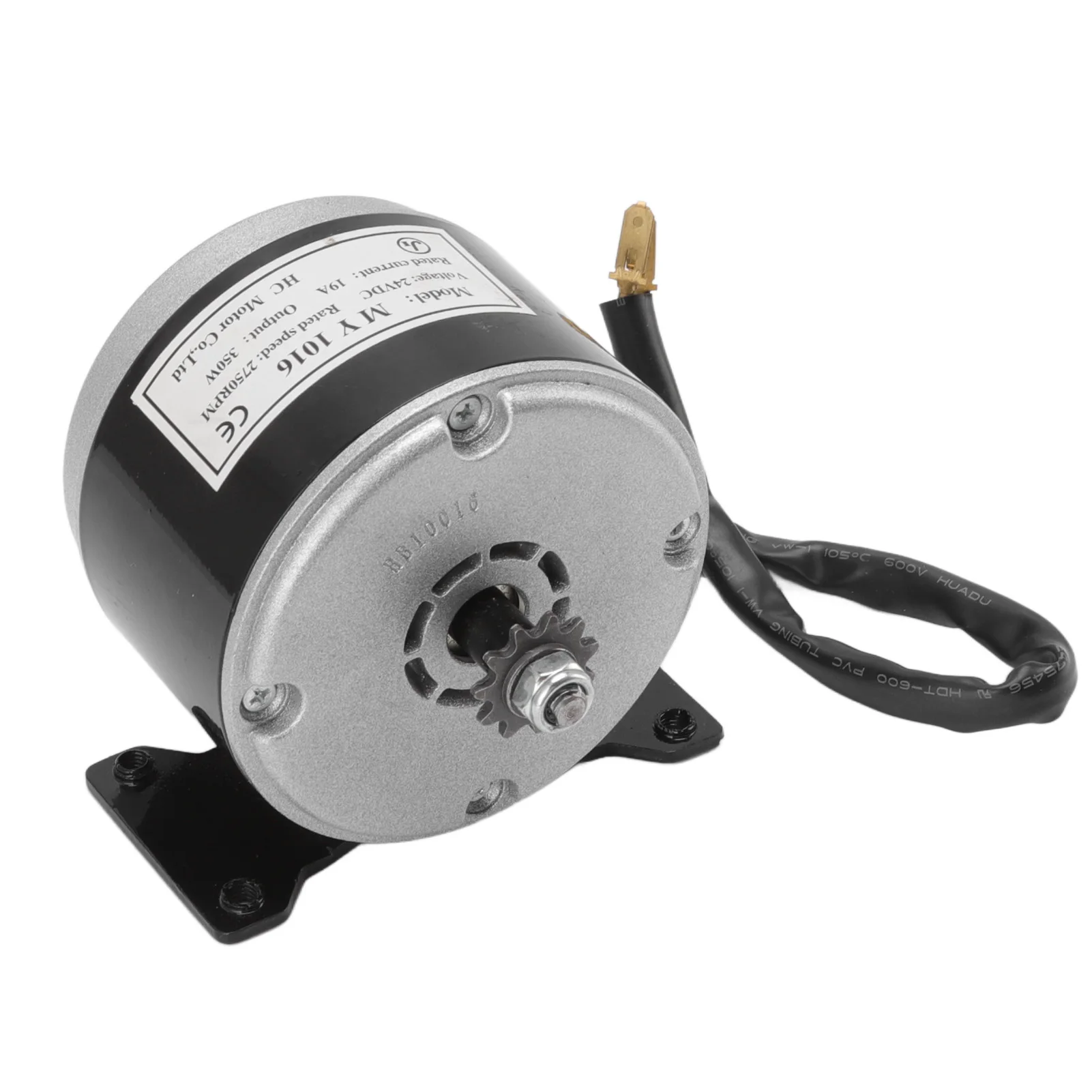 

Электродвигатель 24В 350Вт, высокоскоростной, 2750 об/мин, с шестерней на 11 зубьев для электросамоката, велосипеда, трицикла