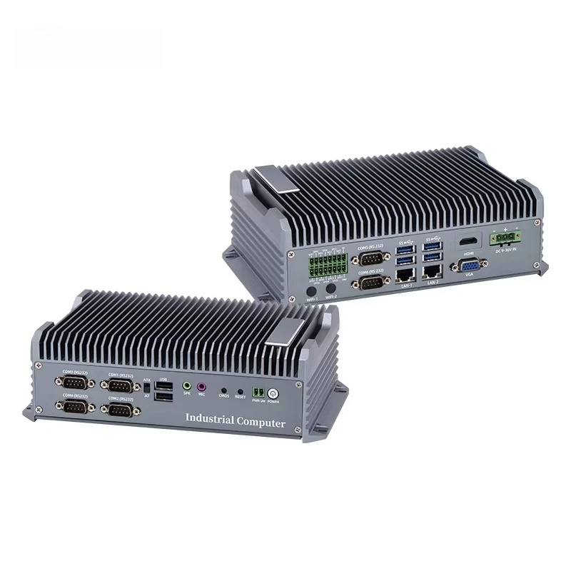 Qiyang Industrial Embedded Computer I5/i7 CPU Linux/Window/Ubuntu System Aluminium Alloy Fanless Industrial Control Mini Box Pc