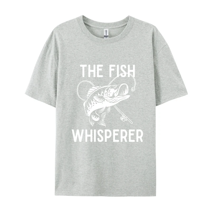 Graphic Novelty T Shirts The Fish Whisperer Men'S Funny Tshirt Vintage High Quality Tees Short Sleeve Summer T-Shirt