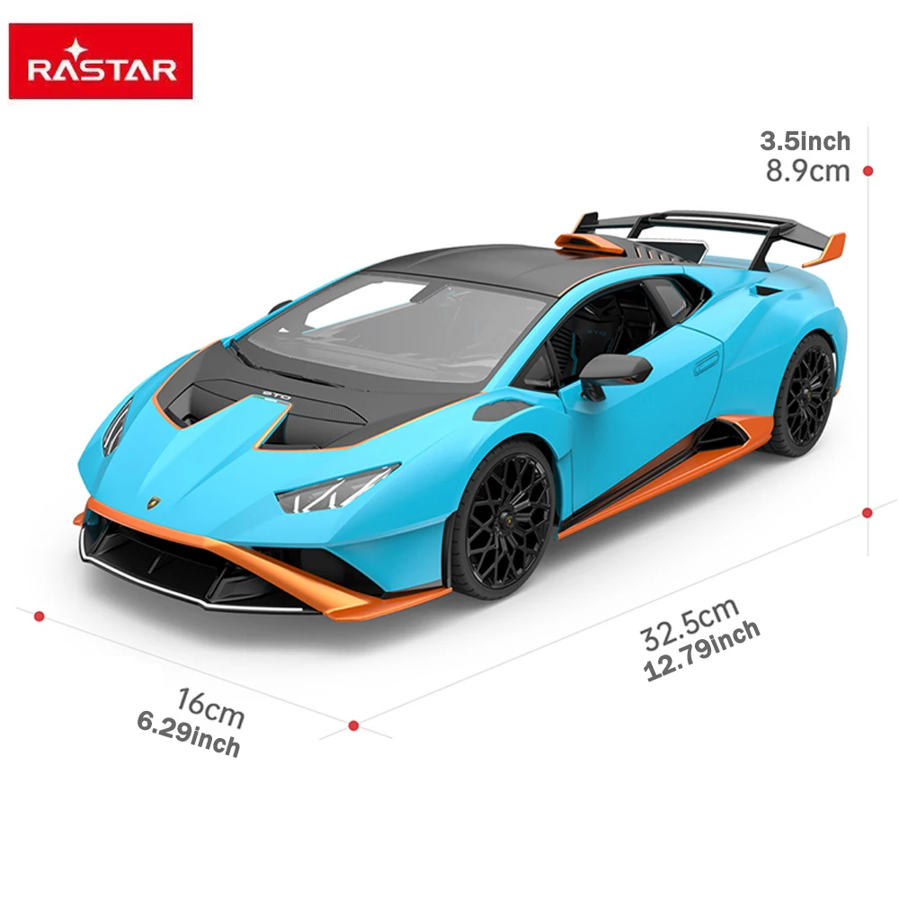 RASTAR 1:14 Lamborghini Huracan STO RC Car USB Battery APP Remote Control Car Model Toy Gift Collection For Children Adults