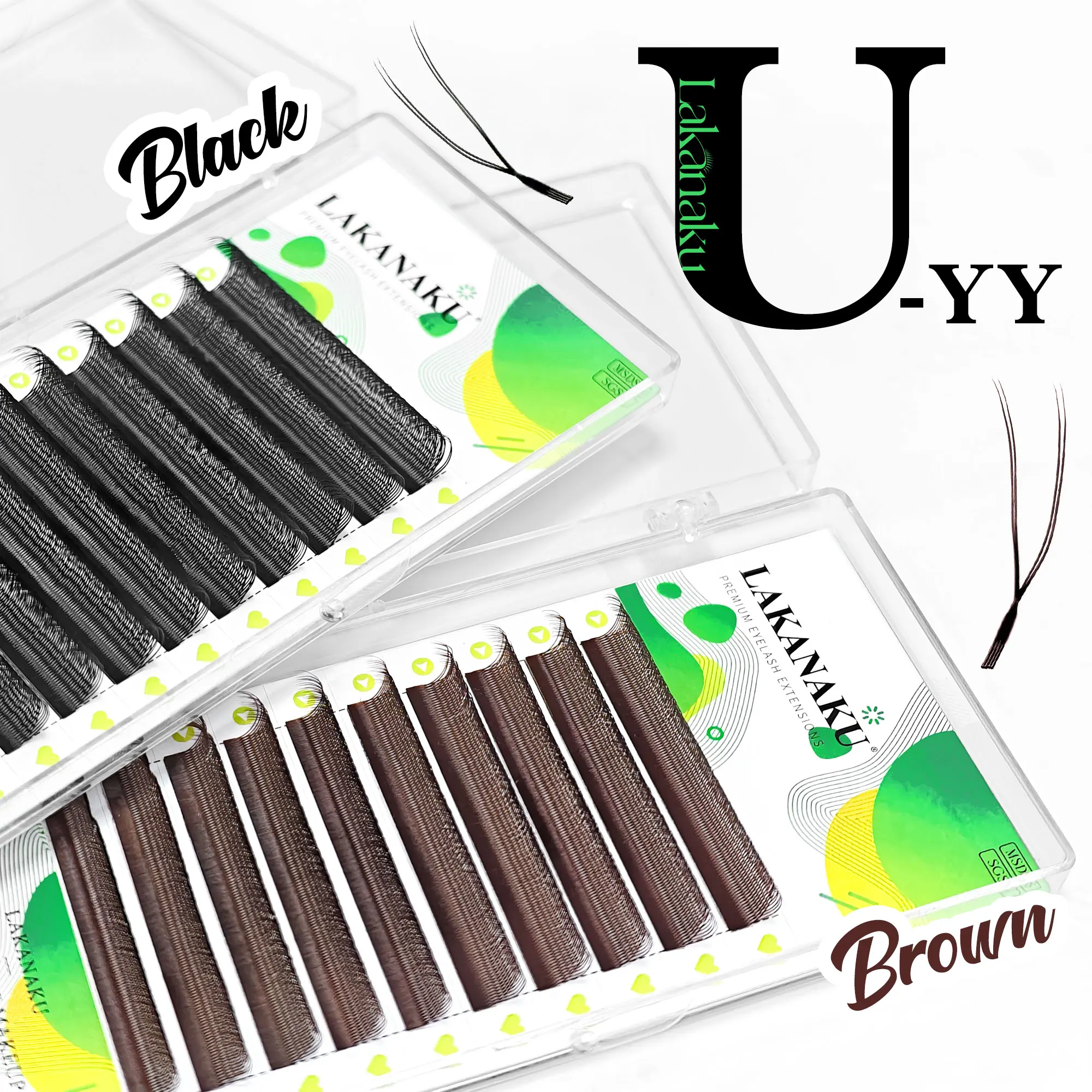 LAKANAKU Dark Brown U Shape YY - Red Clover Flower 评论和价格