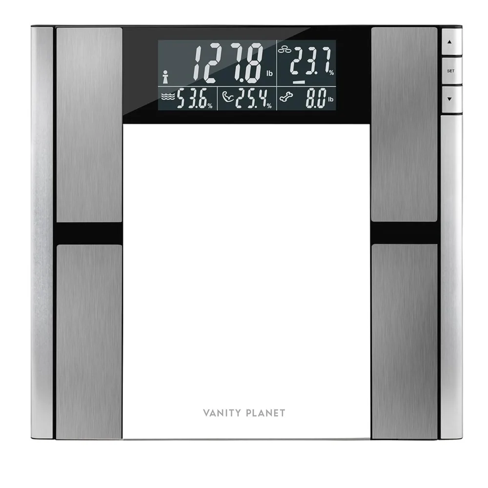 

Digital Scale and Body Analyzer, Scales for Body Weight, Body Fat, Muscle Mass, Bone Density, Water Weight, 397 Pound Capacity