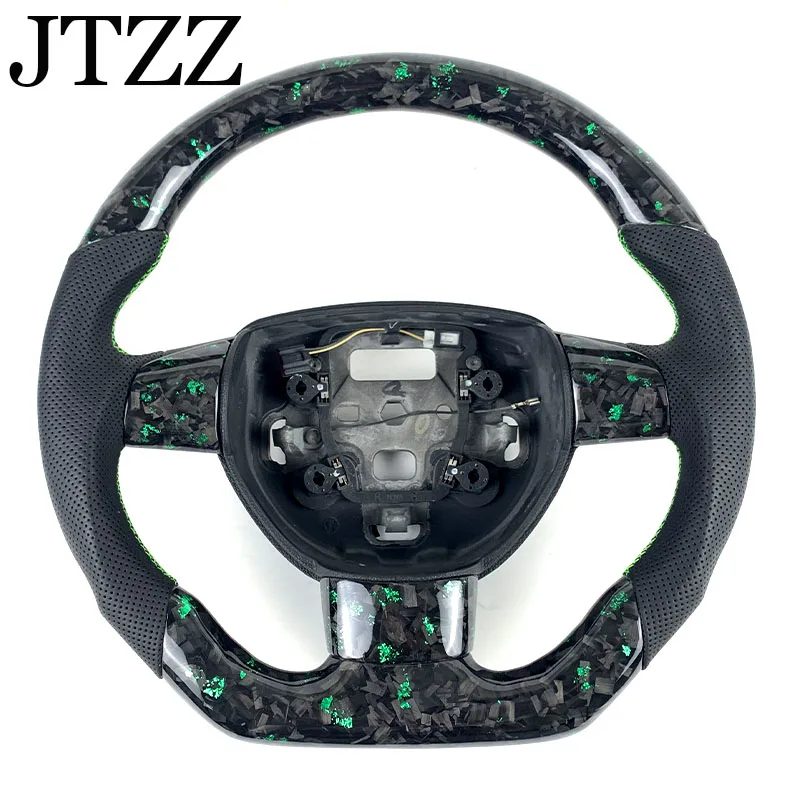 2008-2015 FOR Ford Focus Mk2 ST RS Automotive Accessories Customized Carbon Fiber Handmade Leather Steering Wheel