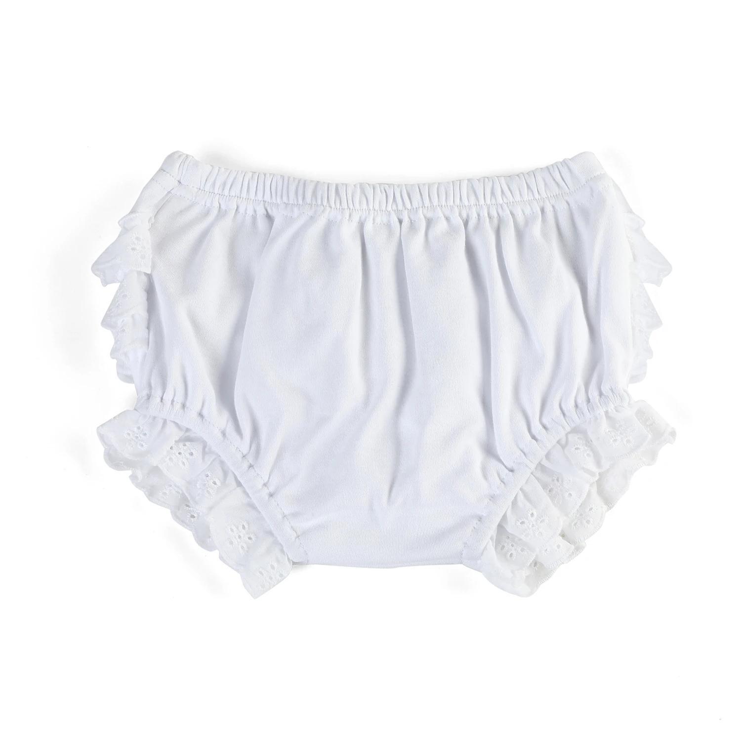 Roupa interior da criança menino menina branco bloomers 95% algodão macio rendas plissado recém-nascido fralda cobre roupas da menina do bebê bloomer shorts