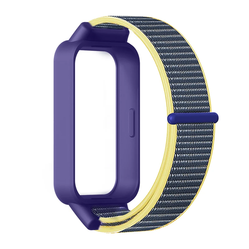 Nylonarmband + Schutzhülle für Xiaomi Smart Mi Band 9 Active/8 Active, Armband + Schutzgehäuse, Redmi Band 3 2 – Detail 1
