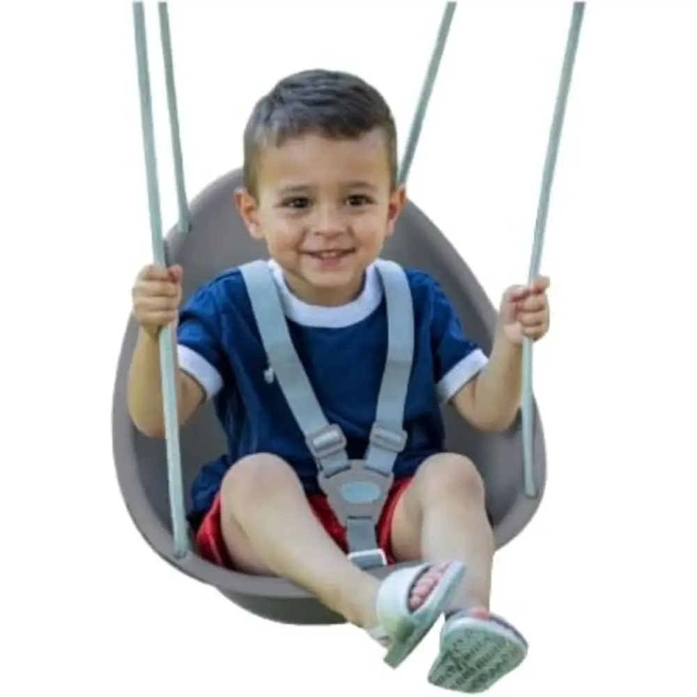 

Детские качели Cnut – Уличные качели Comy Baby Swing, 3-точечные регулируемые ремни безопасности, надежная система быстрой фиксации, без блистерной упаковки.