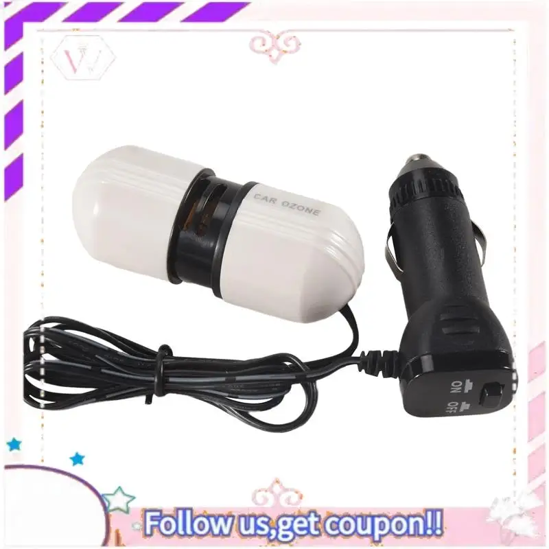 Easy To Use Auto Air Purifier Car-Styling Ozonator Super Applied Car Ozone Ionizer Generator Vehicle Air Purification