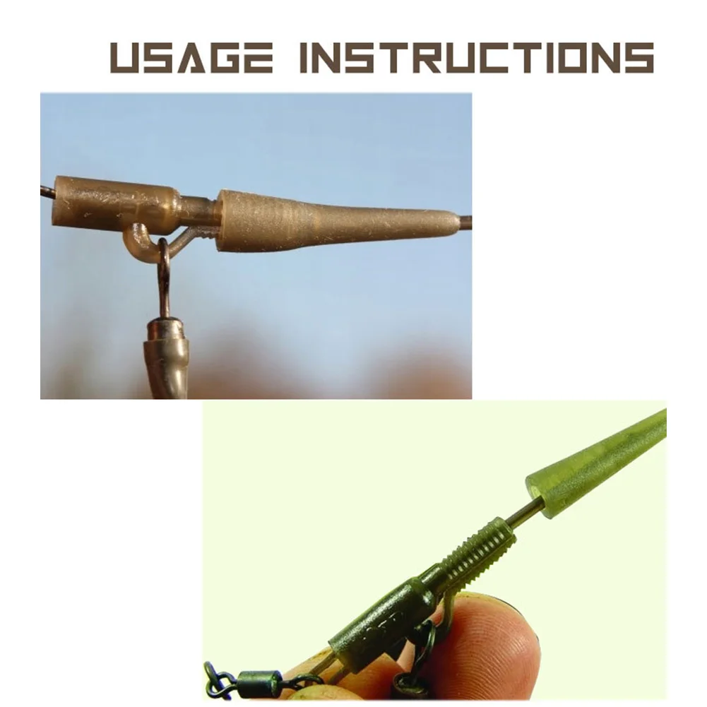 

Carp Fishing Accessories Clip Quick Change Swivels Tail Rubbers Tubing Carp Fishing Terminal Fishing Accessories for Carp Rig