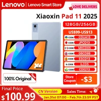 Original Lenovo Xiaoxin Pad 11 2025 tableta 11 ""2,5 K pantalla MediaTek Dimensity 6300 CN Version7040mAh WIFI Android Tab PC Pad