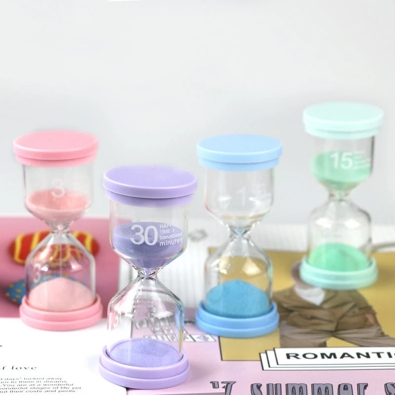 10cm Hourglass 1/2/3/5/10/15/30/45/60 Minutes Sand Timer Sand Clock Desktop Ornament Sand Watch Children Kids Gifts Home Decor