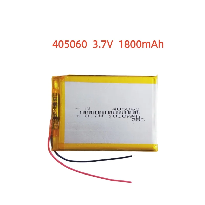 

405060 3.7V 1800mAh Lithium Polymer LiPo Rechargeable Battery Li cells For PAD DVD E-book Note Book Bluetooth Headset Mobile