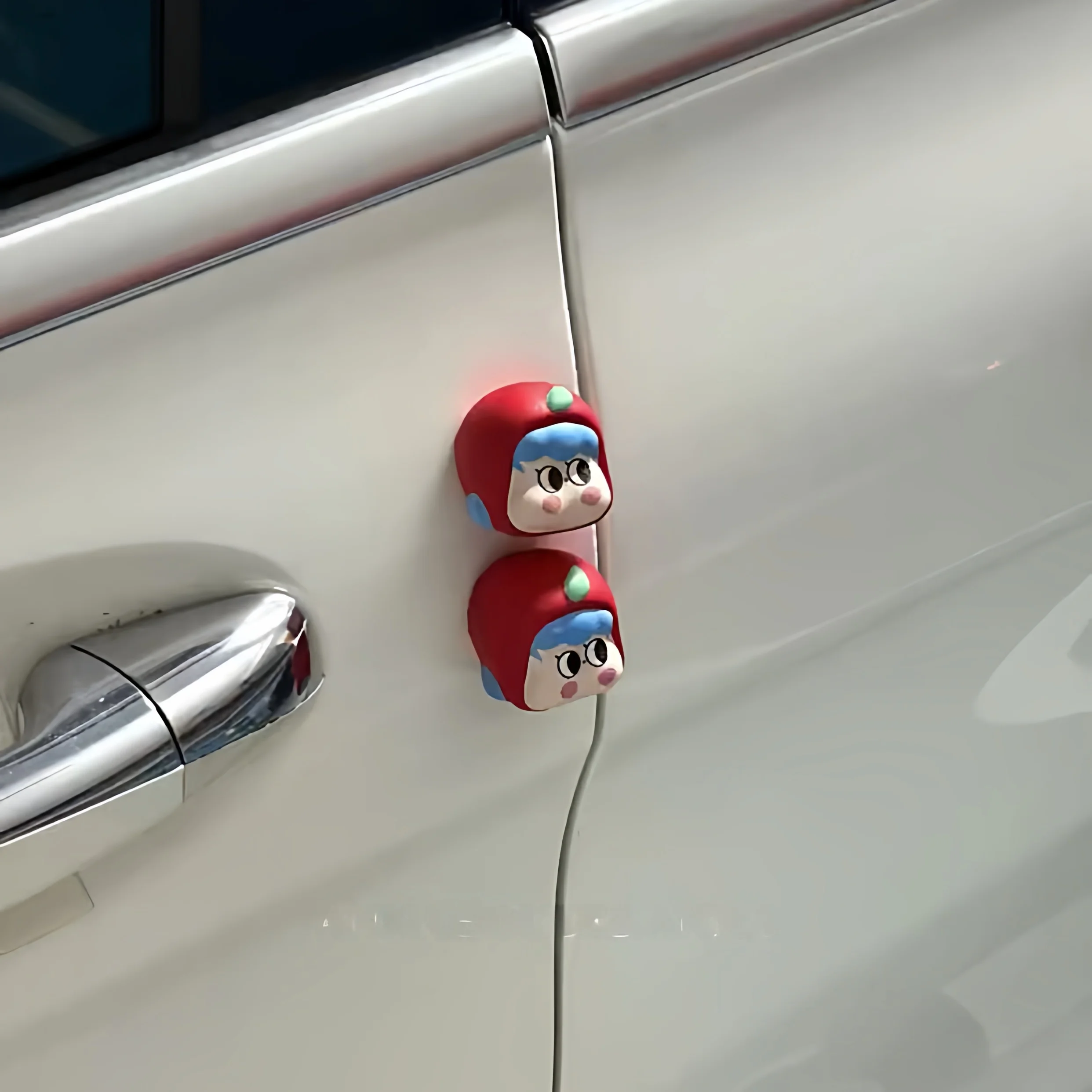 

Cartoon Girl Car Door Anti-Collision Silicone Slow Rebound Door Stopper Buffer Decorative Anti-Collision Strip Protection