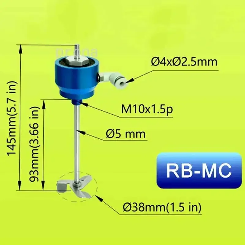

NEW Professional Spray Paint Mixing Cup Pneumatic Tool Mini Paint Sprayer Fluid Agitator Tank for Air Spray