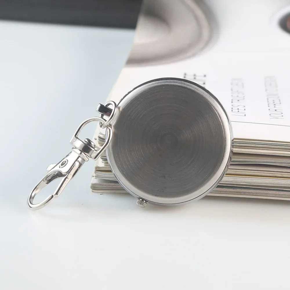 ใหม่นาฬิกาพกพวงกุญแจรีโมทคอนโทรลพร้อมแบตเตอรี่นาฬิกาทางการแพทย์แบบวินเทจสำหรับนักเรียนนาฬิกาพกแบบพกพา