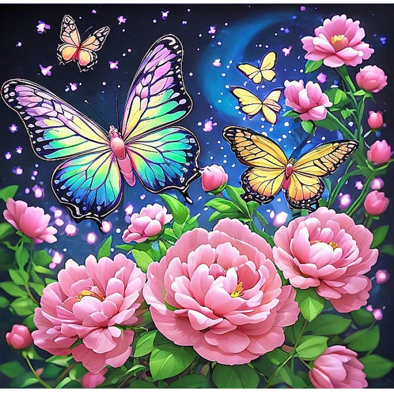 

Новый стиль, Ночная бабочка, предварительно напечатанный набор для вышивки крестом, сделай сам, вышивка, рукоделие, распродажа ручной работы, ювелирные изделия, подарок