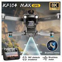 SJRC KF104 MAX Drone GPS 8K HD Camera 5G WIFI FPV Live Video Brushless Obstacle Avoidance RC Quadcopter Dron for Adults Beginner