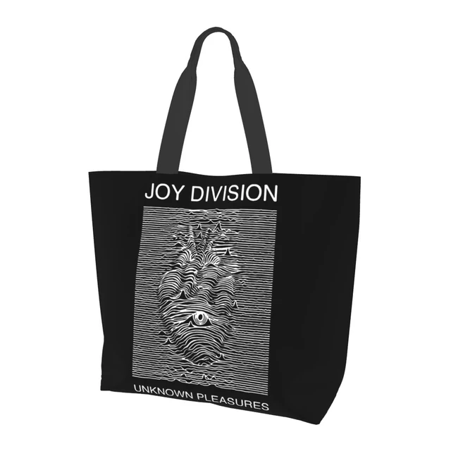 JOY DIVISION UNKNOWN PLEASURES Vintage Women Shoulder bag 40X50cm Tote bag Shopping handbag Convenient Travel Book Custom Logo AliExpress