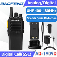 Baofeng AD-1909D DMR UHF Single Band Radio Intelligent Noise Reduction Encrypted Calls Two-Way Walkie Talkie BF-1909 Upgrade