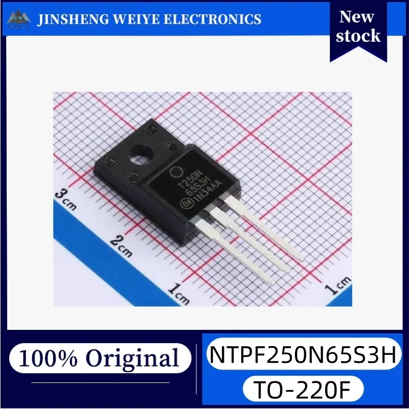 

1/5 pieces NTPF250N65S3H T250N65S3H TO-220F N-channel 650V 13A MOSFET new original stock