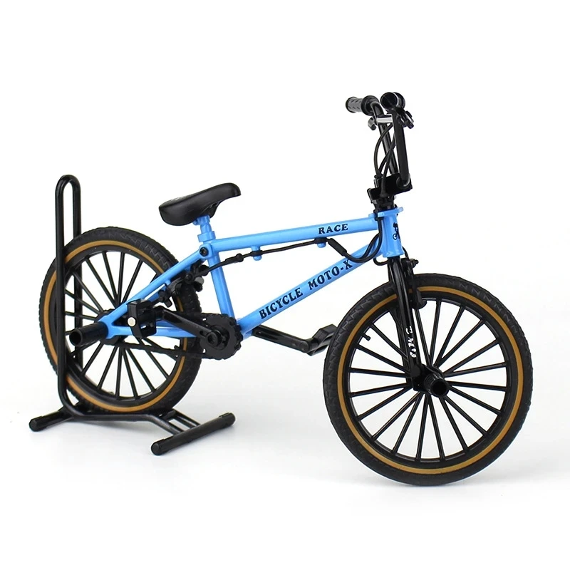 Mini vélo de course en alliage pour enfants, modèle en métal moulé sous pression, VTT de poche, collection de simulation portable, cadeaux pour garçons, jouets, 1:8