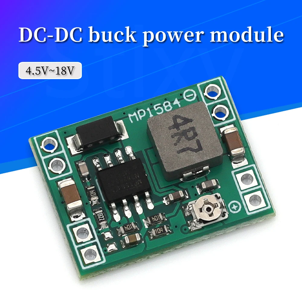 1/5/10Pcs MP1584EN Ultra-small Size DC-DC Step-down Power Supply Module 3A Adjustable Step-down Module Super LM2596