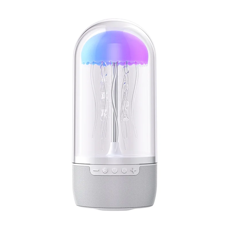 K19 Creative Portable Colorful Jellyfish Lamp Bluetooth Speaker HiFi Stereo 3D Surround Subwoofer Home Theater Sound System