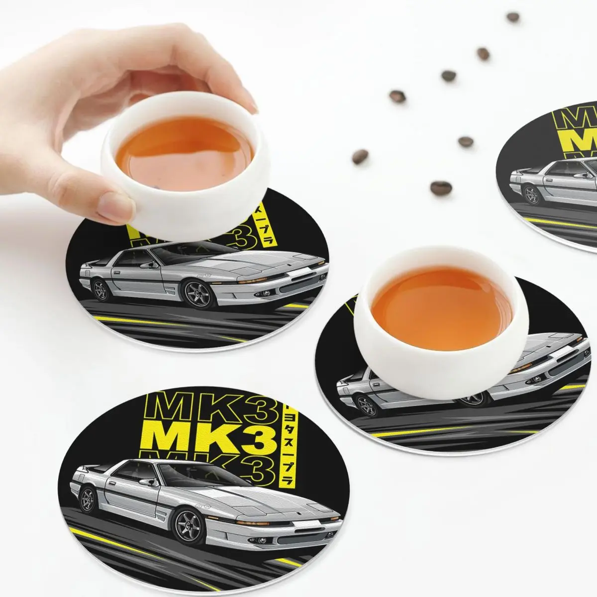 

Подставки Legend Supra Mk-3, кожаные салфетки, изоляционные кофейные коврики для дома, кухни, обеденные подушечки, набор из 4 шт.