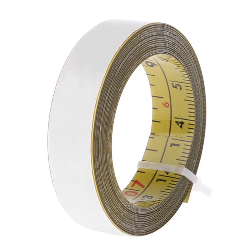 Self-Adhesive Measuring Tape with Adhesive Backing Left To Right Reading Carbon Steel Miter Track Router Ruler Drop Shipping