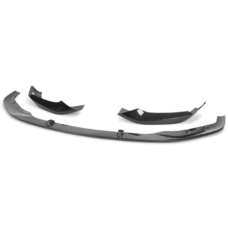 

For BMW 5 Series G30 G38 M Performance Style Carbon Fiber Front Lip + Dry Carbon Front Splitter